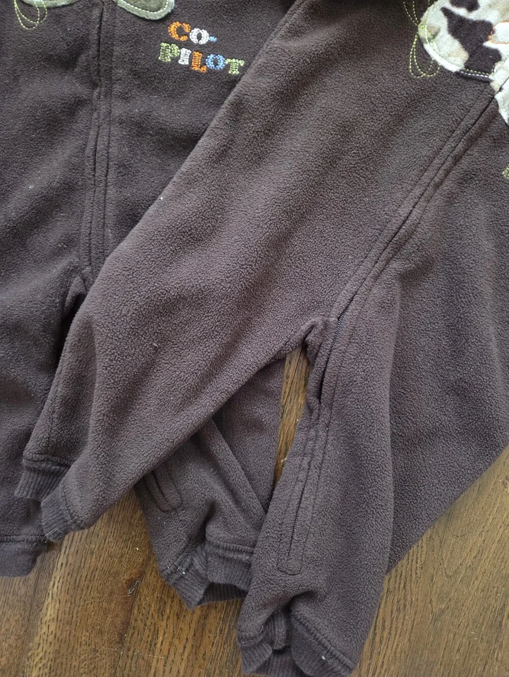 Twins! Jumping Beans Boys 6/9M Fleece Rompers